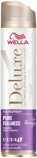 De Online Drogist Wella Deluxe Hairspray - Pure Fullness 250ML aanbieding