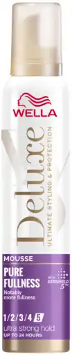 De Online Drogist Wella Deluxe Mousse - Pure Fullness 200ML aanbieding