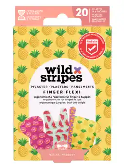 De Online Drogist Wild Stripes Pleister Finger Flexi 20ST aanbieding