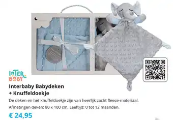 Tom Interbaby Babydeken+ Knuffeldoekje aanbieding