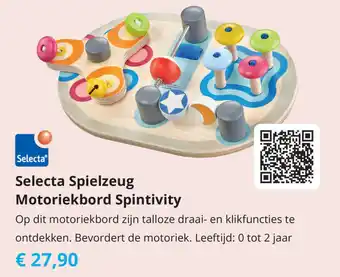 Tom Selecta Spielzeug Motoriekbord Spintivity aanbieding