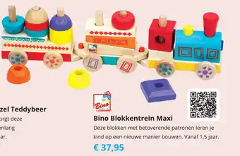 Tom Bino Blokkentrein Maxi aanbieding