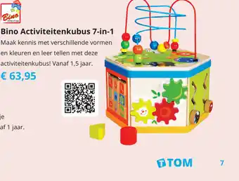 Tom Bino Activiteitenkubus 7-in-1 aanbieding