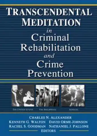 Bol.com Transcendental Meditation in Criminal Rehabilitation and Crime Prevention aanbieding