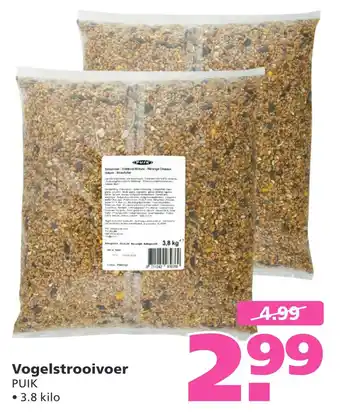 Ranzijn Vogelstrooivoer 3.8 kilo aanbieding