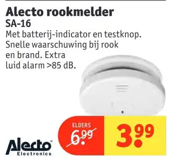 Kruidvat Alecto rookmelder aanbieding