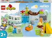 Amazon LEGO DUPLO | Disney Mickey and Friends Kampeeravontuur Set met Camper, Kano en Katrien Duck Figuur, Bouwbaar Speelgoed Cadeau aanbieding