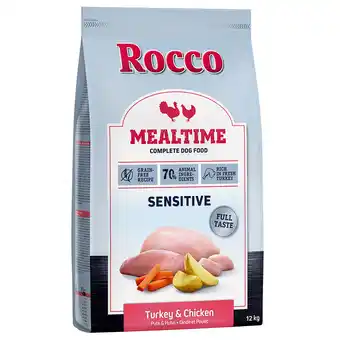 Zooplus Rocco Mealtime Droogvoer 12 kg voor een speciale prijs! - Sensitive - Kalkoen & Kip (12 kg) aanbieding