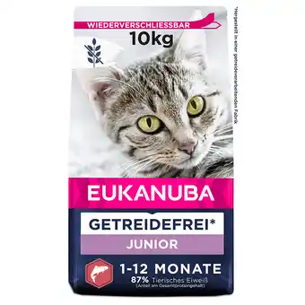 Zooplus 10% korting! 10kg Kitten Graanvrij Rijk aan Zalm Eukanuba Kattenvoer aanbieding