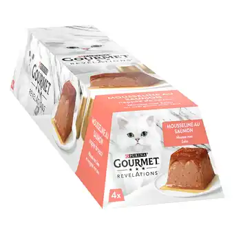 Zooplus 4x57g Mousse met Zalm Gourmet Revelations Kattenvoer aanbieding