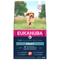 Pets Place Eukanuba Adult Small & Medium Breed Zalm - Hondenvoer aanbieding