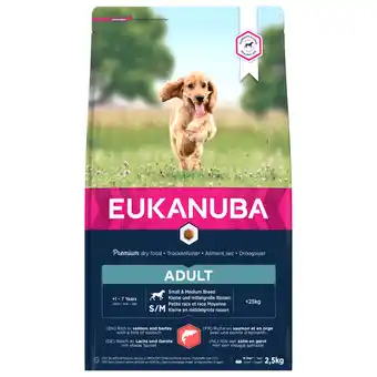 Pets Place Eukanuba Adult Small & Medium Breed Zalm - Hondenvoer aanbieding