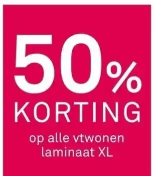 Karwei op alle vtwonen laminaat XL aanbieding