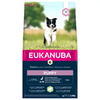 Pets Place Eukanuba Puppy Small & Medium Breed Lam - Hondenvoer aanbieding