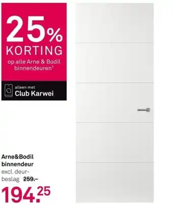 Karwei Arne&Bodil binnendeur aanbieding