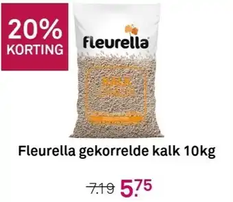 Karwei Fleurella gekorrelde kalk 10kg aanbieding