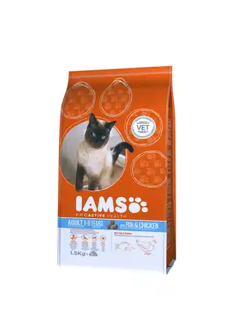 Pets Place Iams Cat Adult Zeevis - Kattenvoer aanbieding