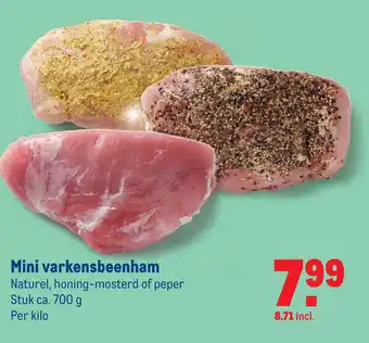 Makro Mini varkensbeenham aanbieding