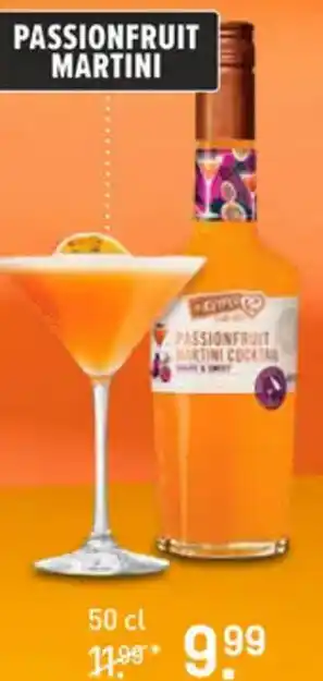 Gall & Gall De Kuyper Passionfruit Martini cocktail 50 cl aanbieding