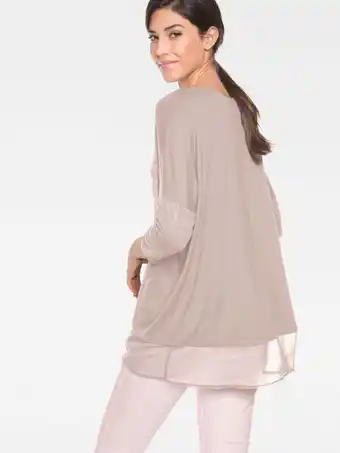 Heine Oversized shirt in poudre van heine aanbieding