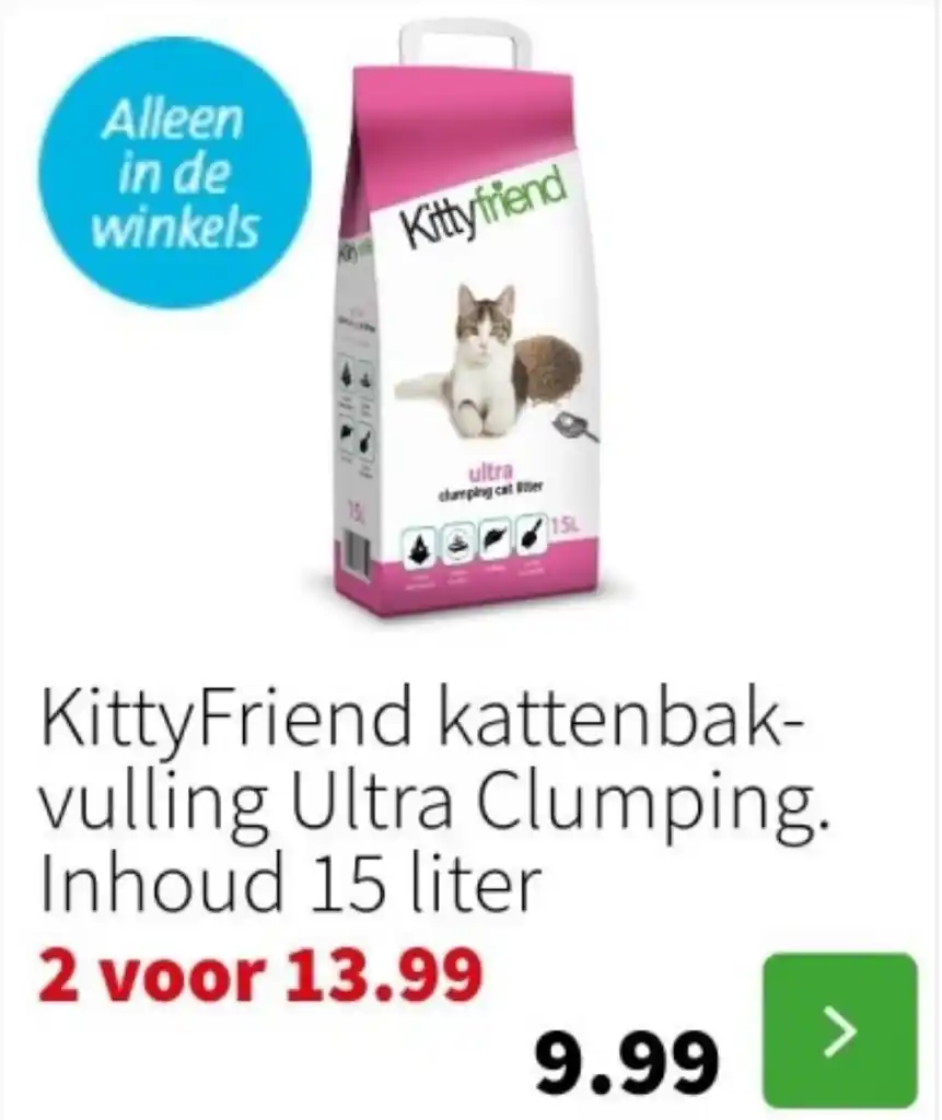 Tigerino Plantaardige Tofu kattenbakvulling - Melkgeur Aantrekkelijke prijzen bij