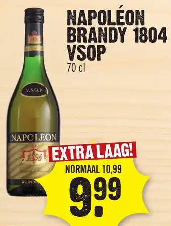 Super Dirck 3 NAPOLÉON BRANDY 1804 VSOP 70 cl aanbieding