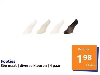 Action Footies Eén maat  4 paar aanbieding