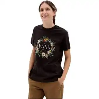 Spartoo T-shirt Korte Mouw Vans CAMISETA MUJER WREATH OF FLOWERS VN00050EXTF aanbieding