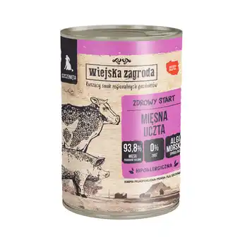 Zooplus 12x400g Wiejska Zagroda Dog Vleesfestijn Hondenvoer Nat aanbieding