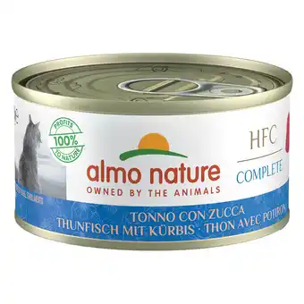 Zooplus Almo Nature HFC Complete 6 x 70 g - Tonijn met Pompoen aanbieding