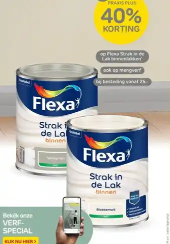 Praxis Flexa strak in de lak binnenlakken aanbieding