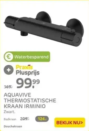 Praxis Aquavive thermostatische kraan irminio aanbieding