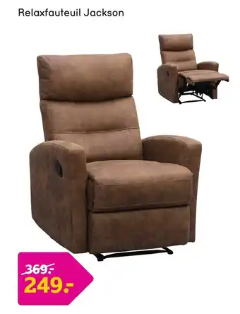 Leen Bakker Relaxfauteuil jackson aanbieding