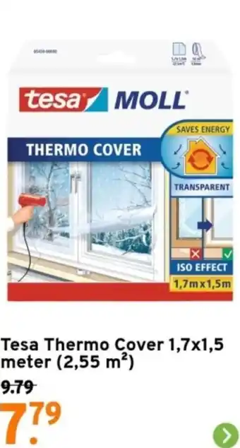 GAMMA Tesa Thermo Cover 1,7x1,5 meter 2,55 m² aanbieding