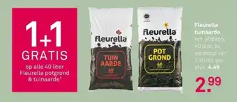 Karwei Fleurella tuinaarde Art. 508455, 40 liter aanbieding