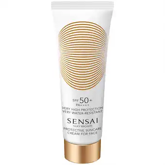 Douglas SENSAI SENSAI Silky Bronze Protective Suncare Cream For Face 50+ aanbieding