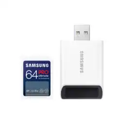 MediaMarkt Samsung Sd Pro Ultimate 64 Gb Met Kaartlezer aanbieding