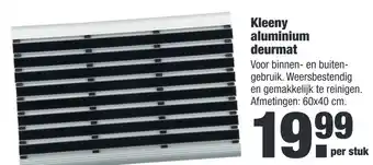 ALDI Kleeny aluminium deurmat aanbieding