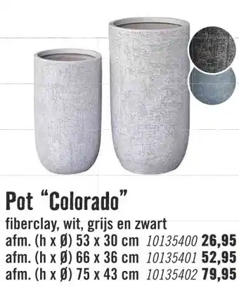 Hornbach Pot "colorado aanbieding