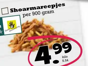 Boon`s Markt Shoarmareepjes 900 gram aanbieding