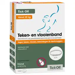 Pets Place Tick Off Vlooien- En Tekenband Vanaf 25 Kg - Anti tekenmiddel - 75 cm > 25 Kg aanbieding