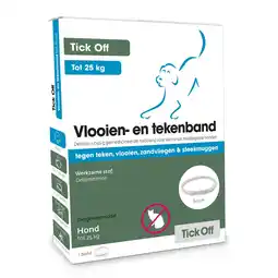 Pets Place Tick Off Vlooien- En Tekenband Tot 25 Kg - Anti tekenmiddel - 60 cm < 25 Kg aanbieding