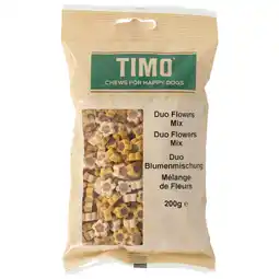 Pets Place Timo Duo Flowers Mix - Hondensnacks - Mix 200 g aanbieding