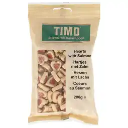 Pets Place Timo Zalm Hartjes - Hondensnacks - Zalm 200 g aanbieding