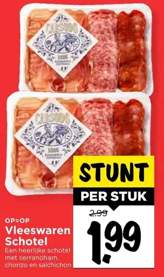 Vomar Voordeelmarkt Vleeswaren schotel aanbieding