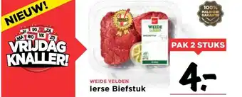 Vomar Voordeelmarkt Ierse biefstuk 2st aanbieding