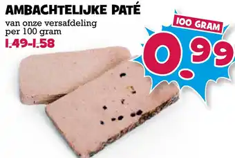 Boon`s Markt Ambachtelijke paté 100 gram aanbieding