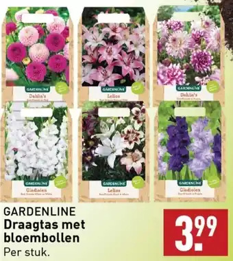 ALDI GARDENLINE Draagtas met bloembollen aanbieding