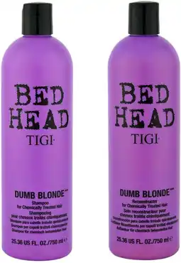 Amazon Bed Head by Tigi Dumb Blonde shampoo en conditioner voor blond haar 2 x 750 ml aanbieding