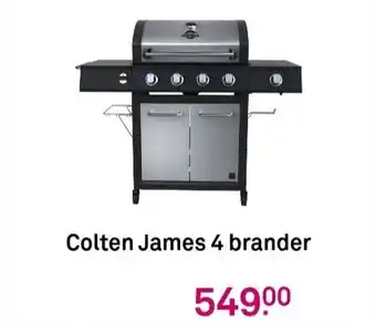 Karwei Colten James 4 brander aanbieding